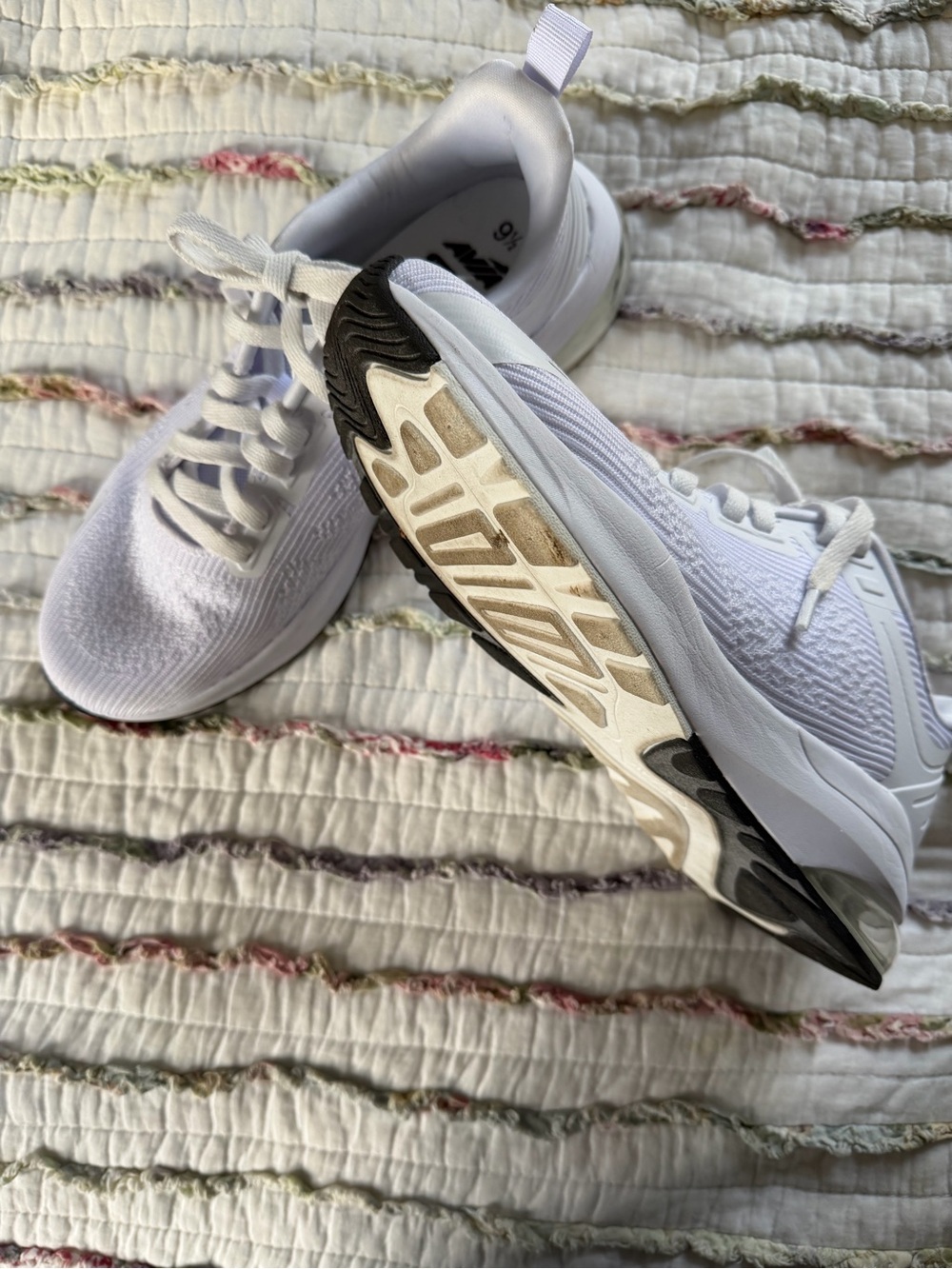 Avia White Women's Athletic Running Sneakers - Lightweight Comfort
